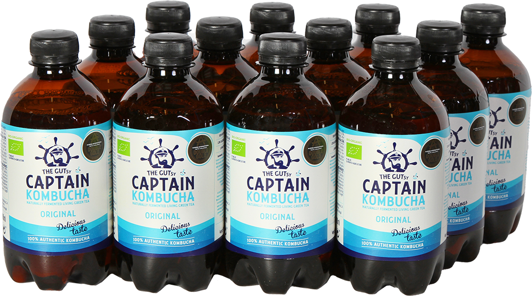 The Gutsy Captain Kombucha - 12 x 400 ml