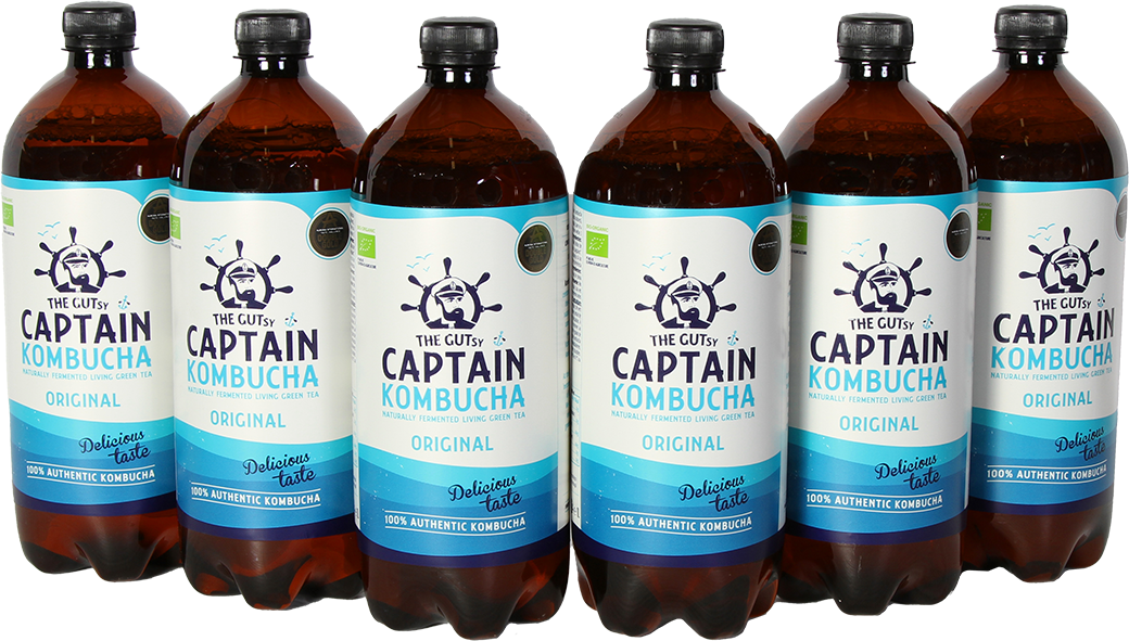 The Gutsy Captain Kombucha - 6 x 1000 ml