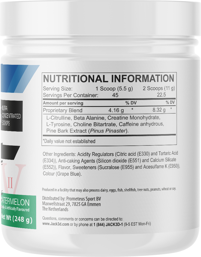 Jack3d Advanced Pre-workout - 248 g