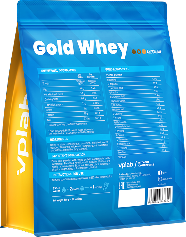 VPLab Gold Whey - 500 g