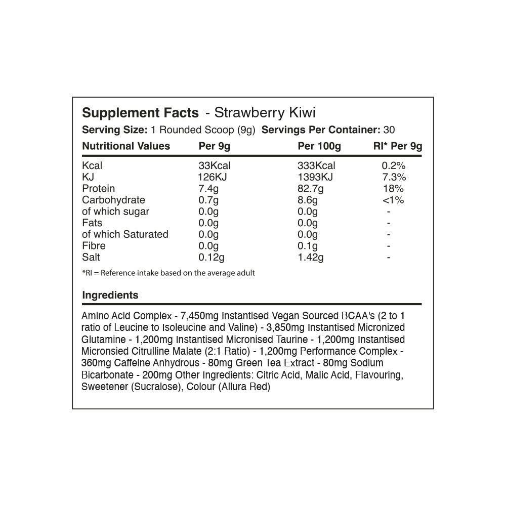 Warrior Amino Blast BCAA - 270 g