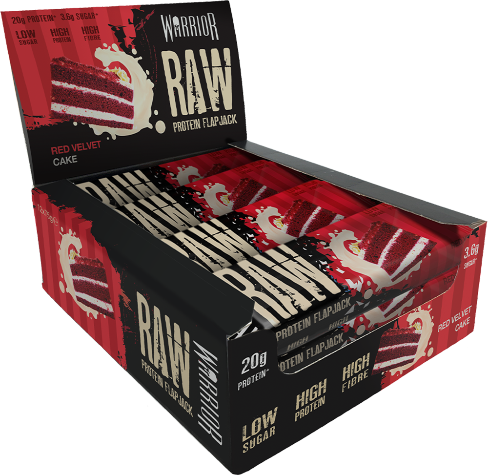 Warrior Raw Protein Flapjack - 12 x 75 g