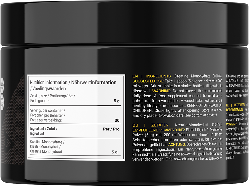 Dedicated Nutrition Micronized Creatine Monohydrate - 150 g