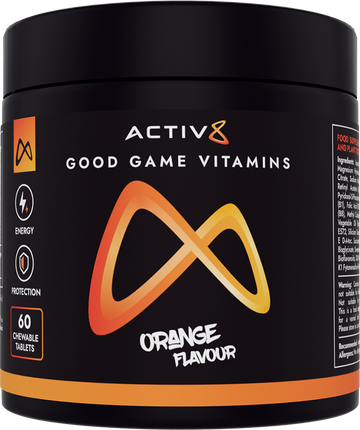 Activ8 Good Game Vitamins - 60 tabs