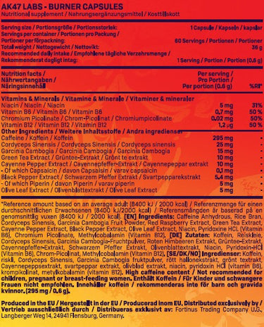 AK-47 Labs Burner - 60 caps
