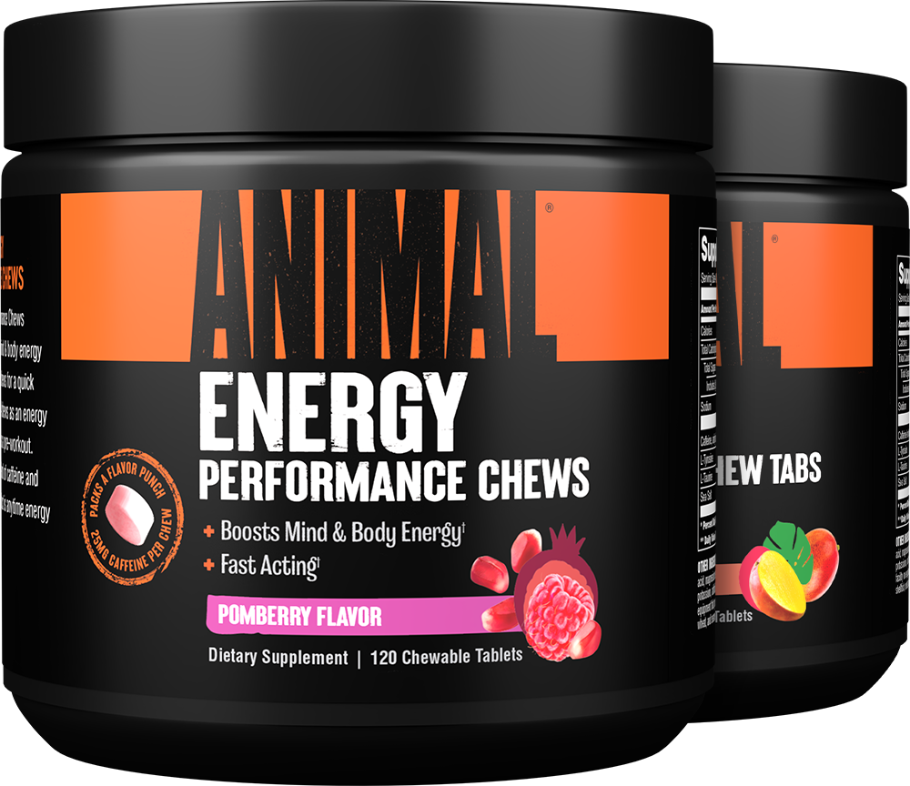 Animal Energy Chews - 60 tabs