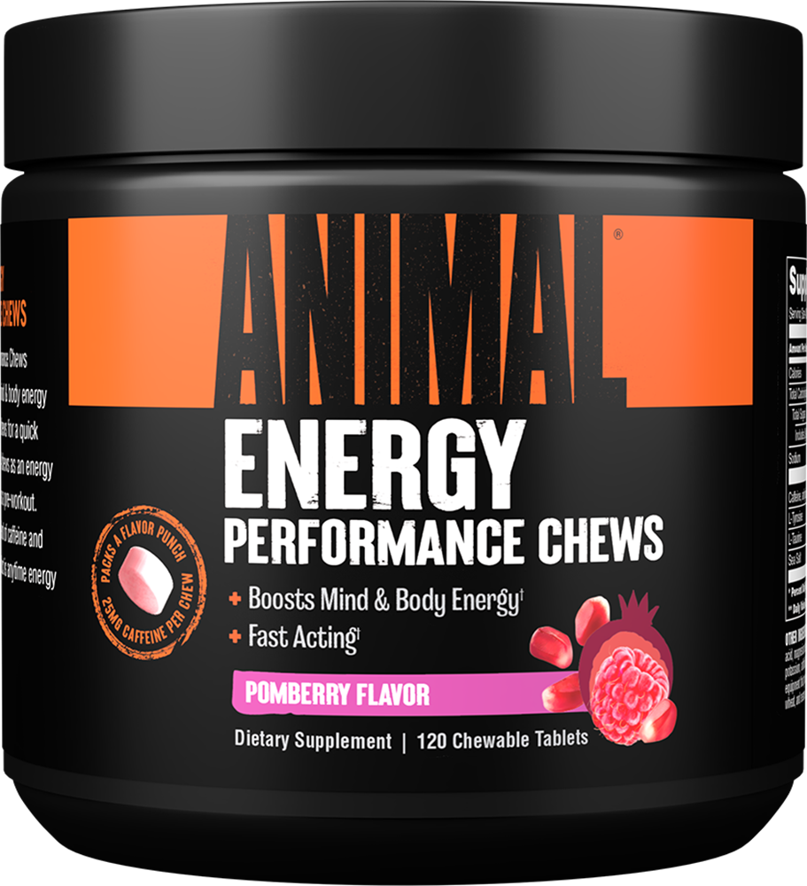 Animal Energy Chews - 60 tabs