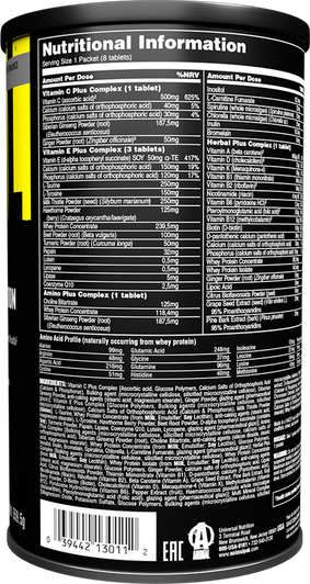 Animal Pak - 44 packs