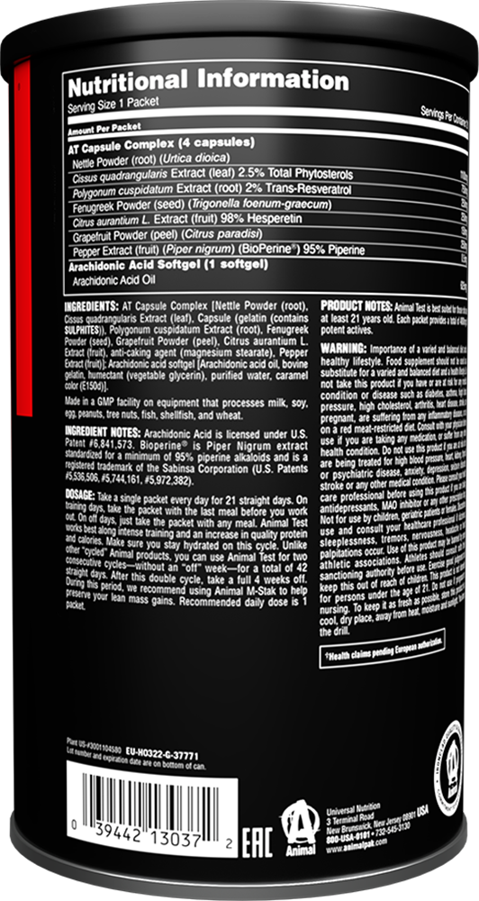 Animal Test - 21 packs