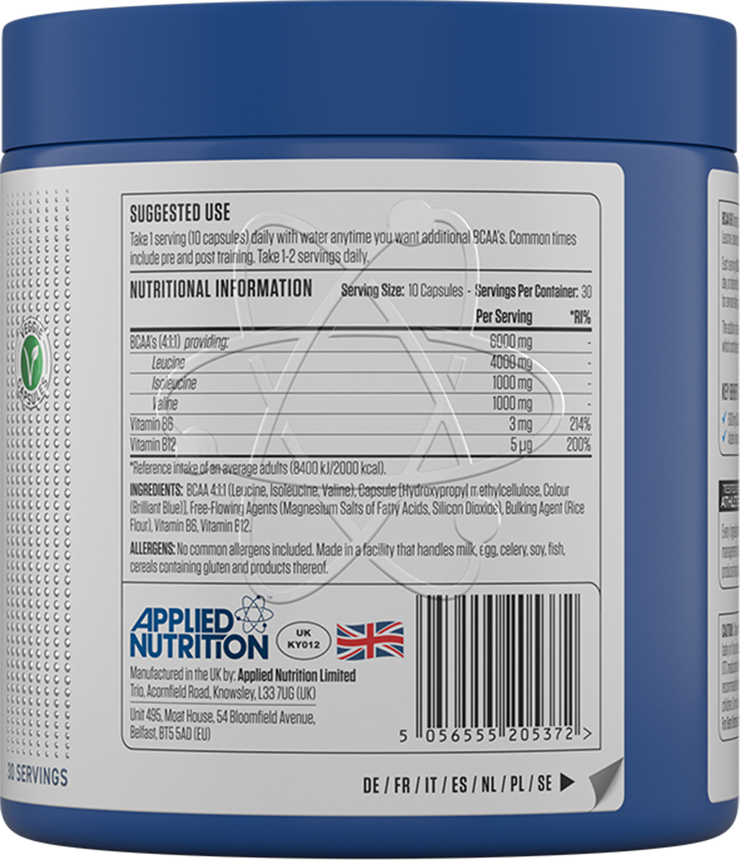 Applied Nutrition BCAA 6K - 300 caps