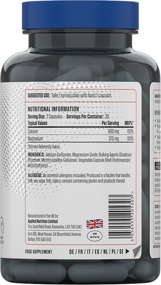 Applied Nutrition Calcium & Magnesium - 60 caps