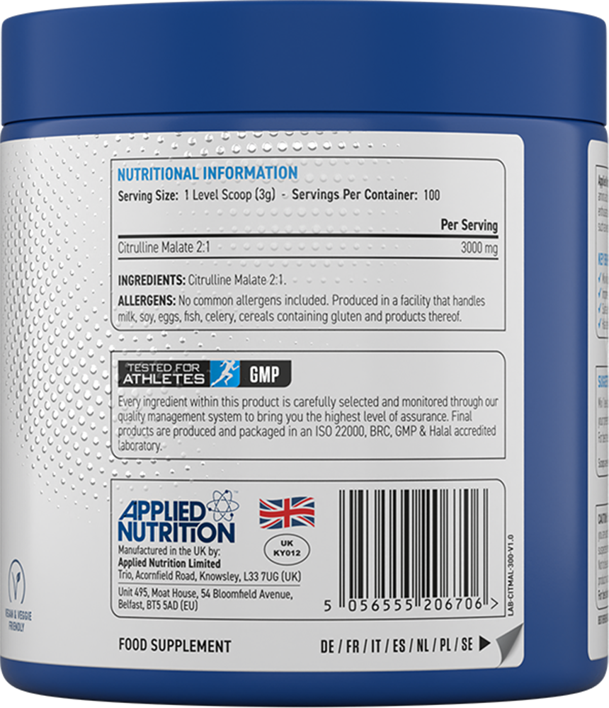 Applied Nutrition Citrulline Malate 2:1 - 300 g