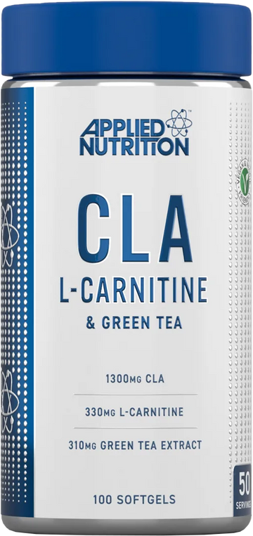 Applied Nutrition CLA, L-Carnitine & Green Tea - 100 softgels