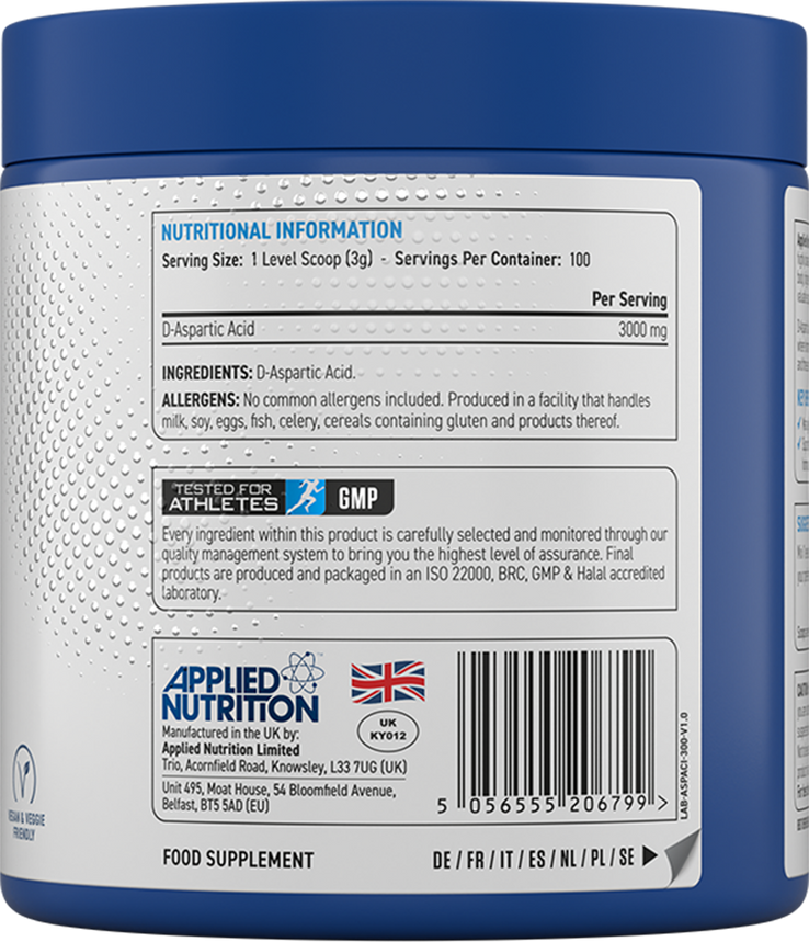 Applied Nutrition D-Aspartic Acid - 300 g