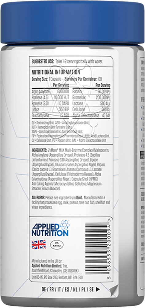 Applied Nutrition Digestive Enzyme - 60 caps