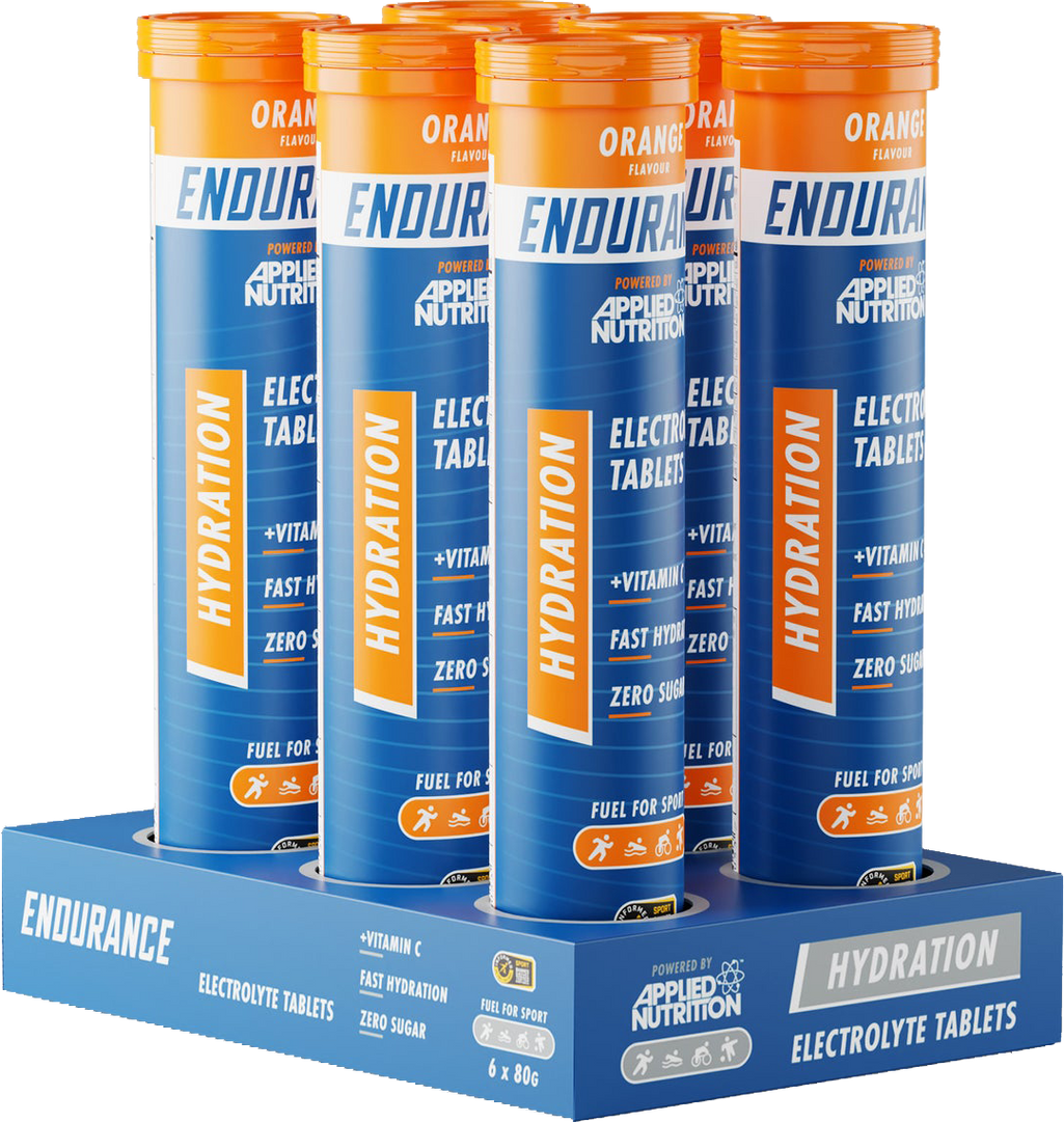 Applied Nutrition Endurance Hydration Electrolyte tabs - 6 x 20 tabs