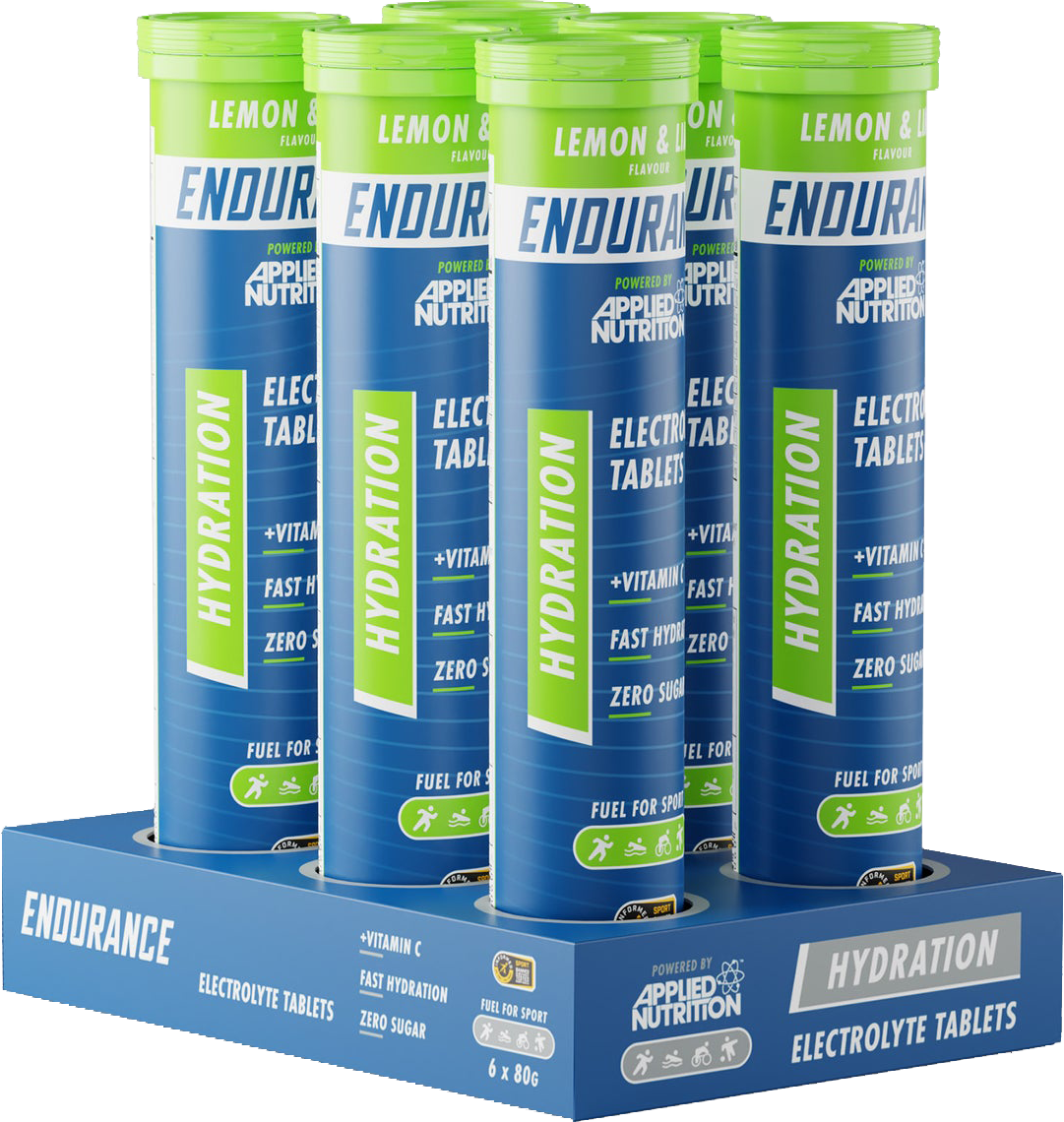 Applied Nutrition Endurance Hydration Electrolyte tabs - 6 x 20 tabs