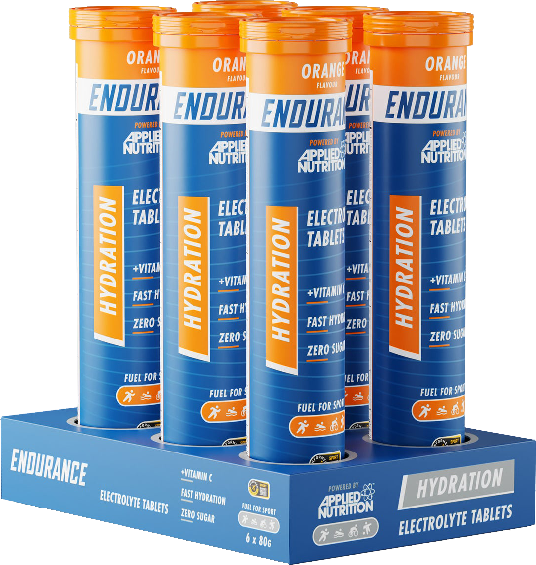 Applied Nutrition Endurance Hydration Electrolyte tabs - 6 x 20 tabs