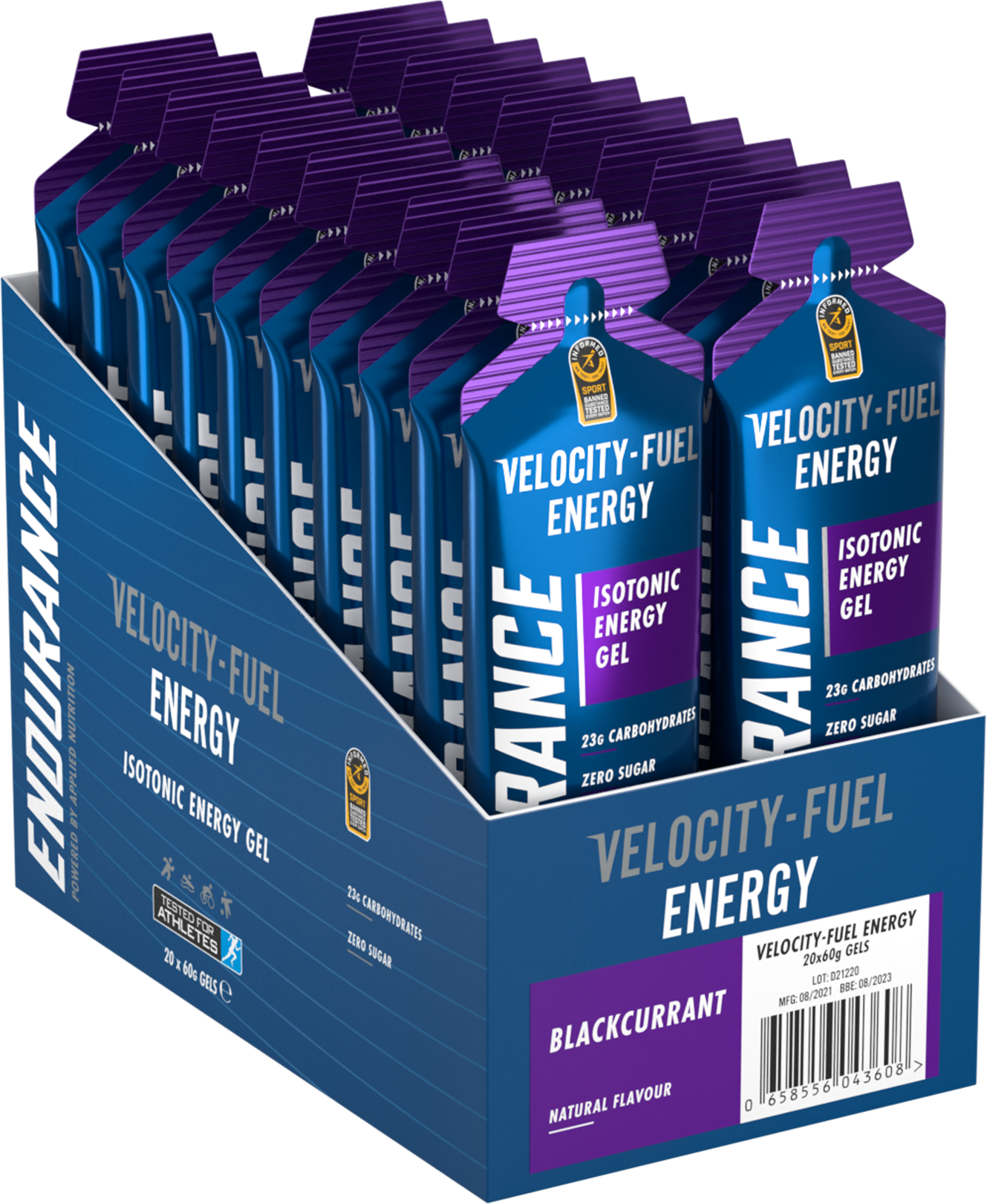 Applied Nutrition Endurance Isotonic Energy Gel - 20 x 60 ml