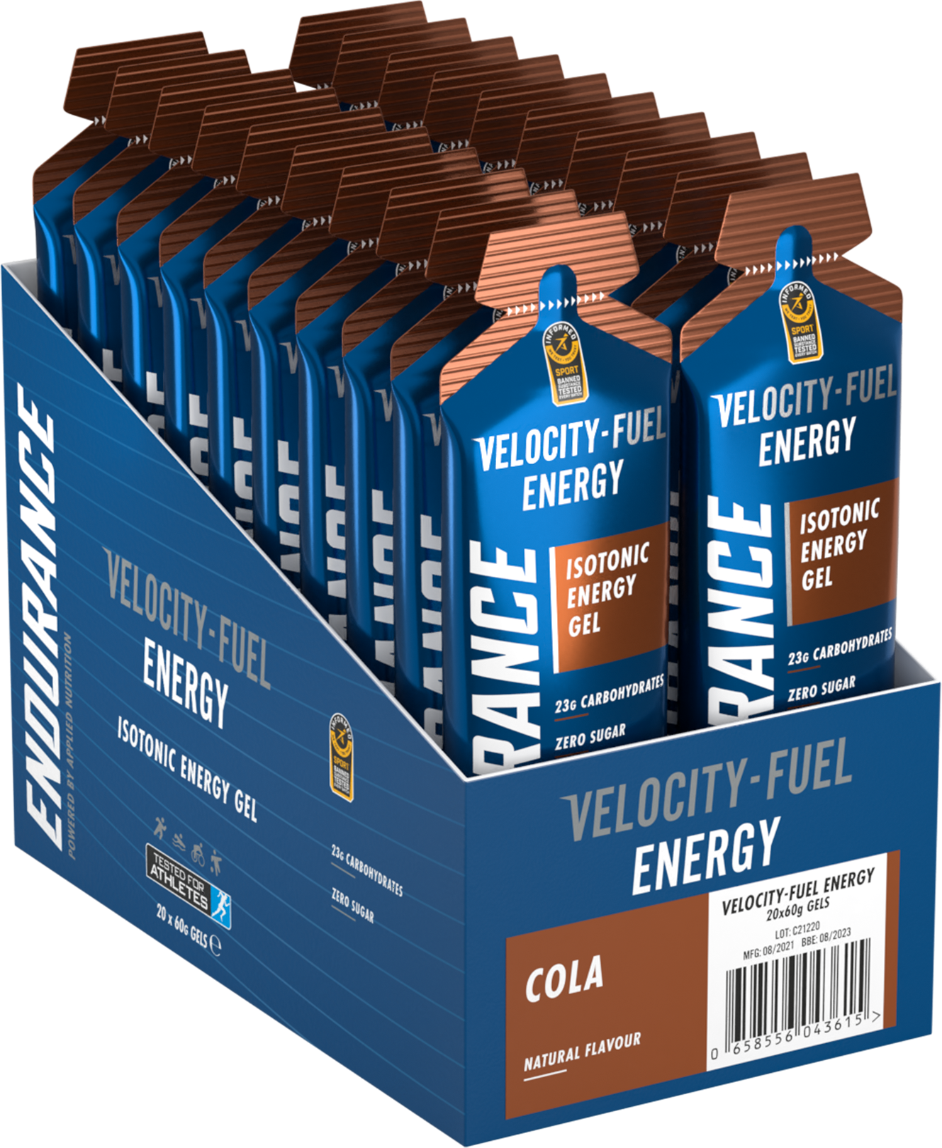 Applied Nutrition Endurance Isotonic Energy Gel - 20 x 60 ml