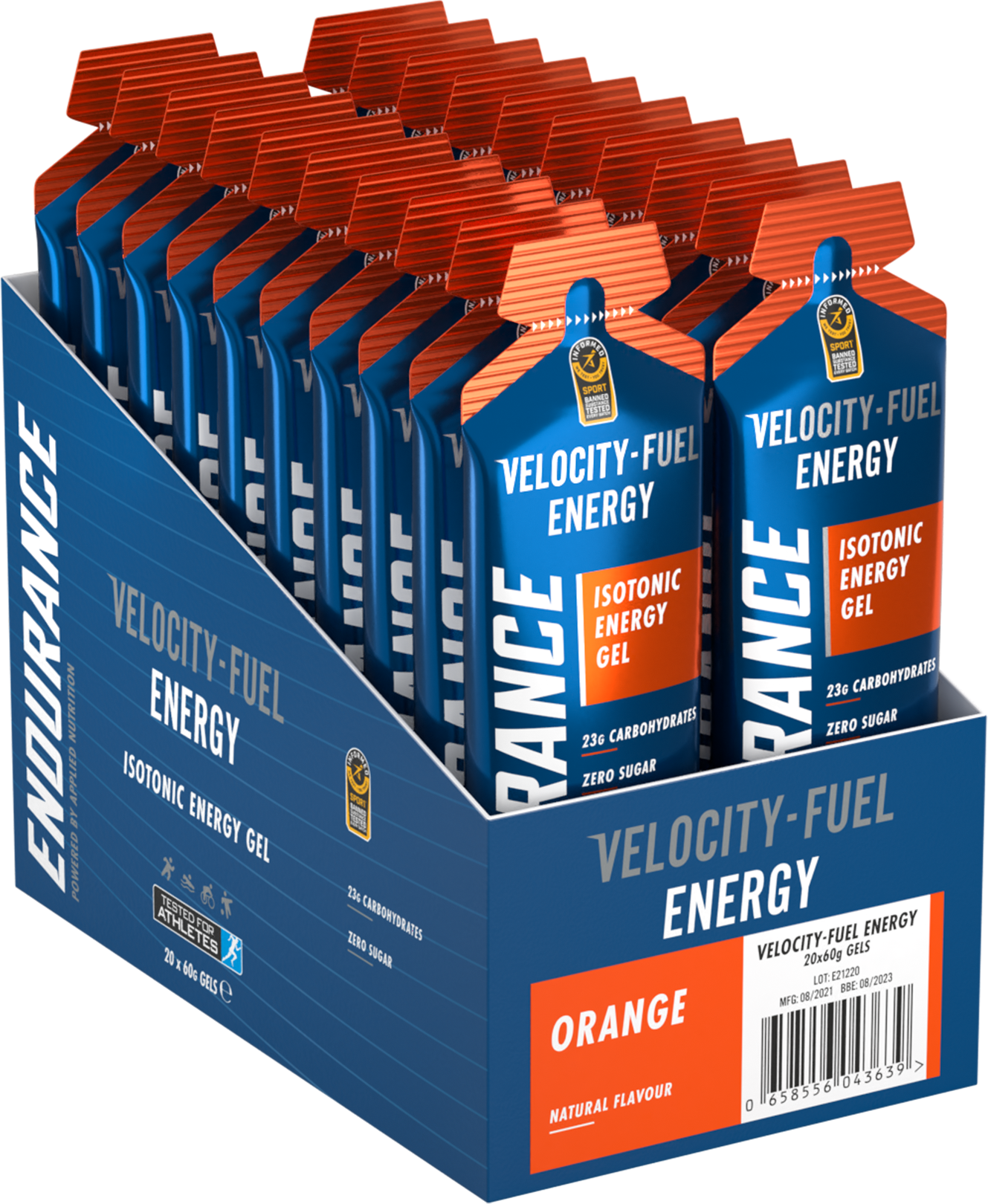 Applied Nutrition Endurance Isotonic Energy Gel - 20 x 60 ml
