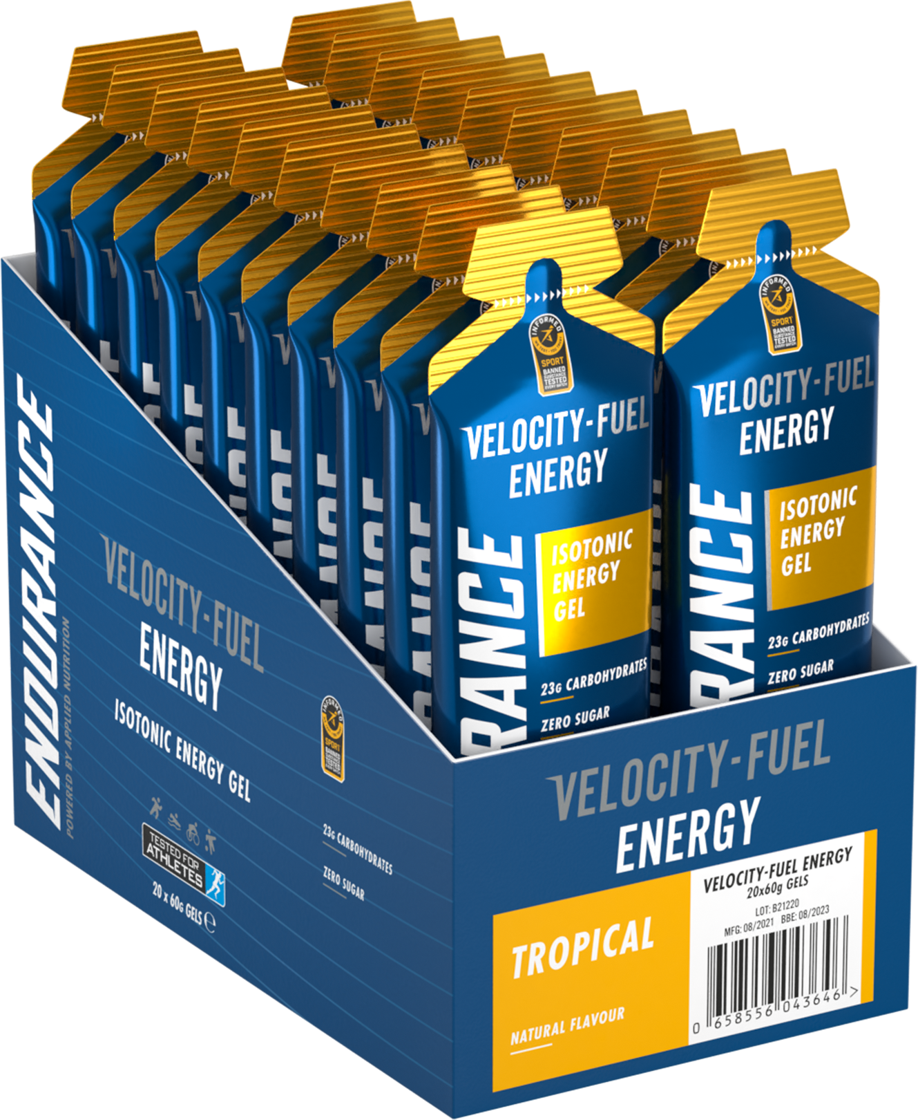 Applied Nutrition Endurance Isotonic Energy Gel - 20 x 60 ml