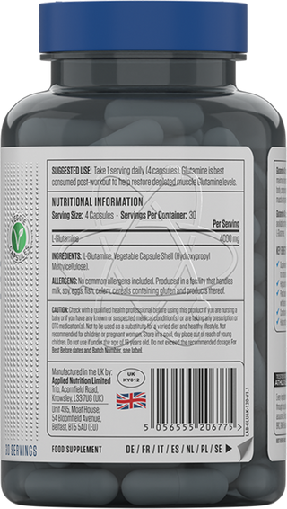 Applied Nutrition Glutamine 4K - 120 caps