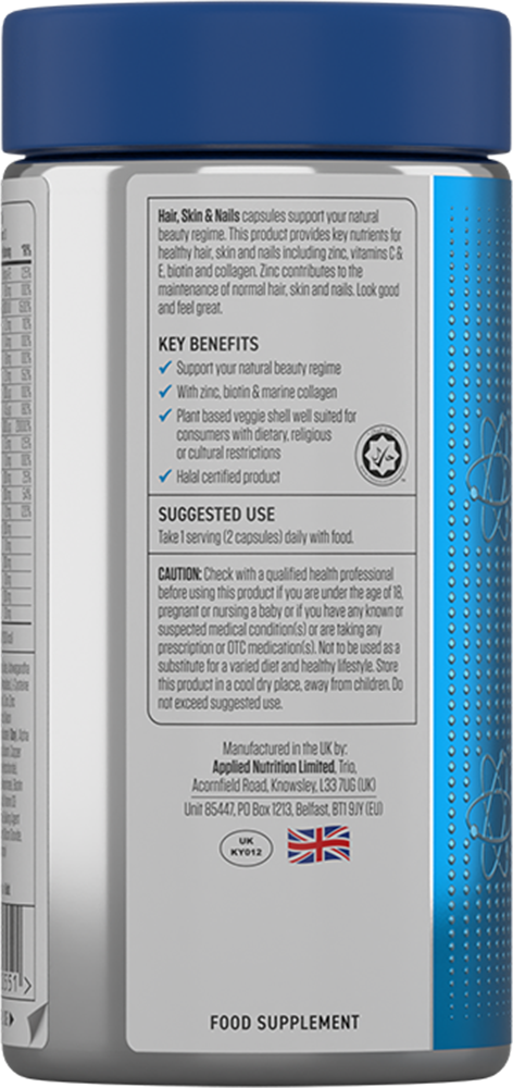 Applied Nutrition Hair, Skin and Nails - 60 caps