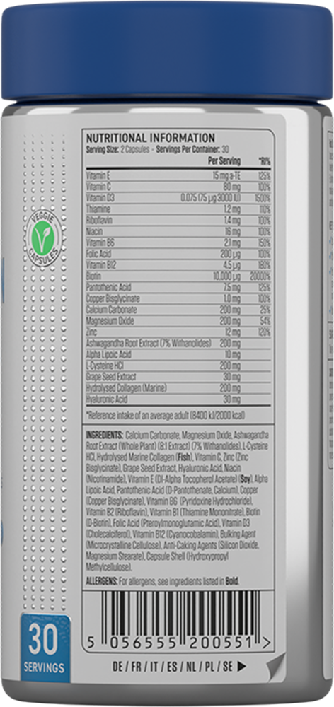 Applied Nutrition Hair, Skin and Nails - 60 caps