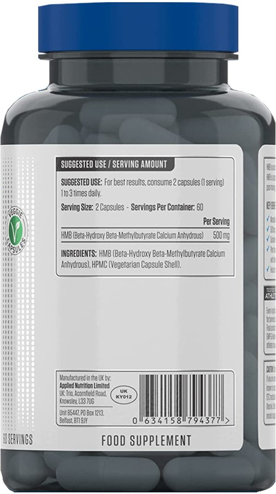 Applied Nutrition HMB 500 mg - 120 caps