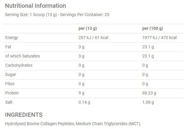 Applied Nutrition Keto Collagen - 325 g