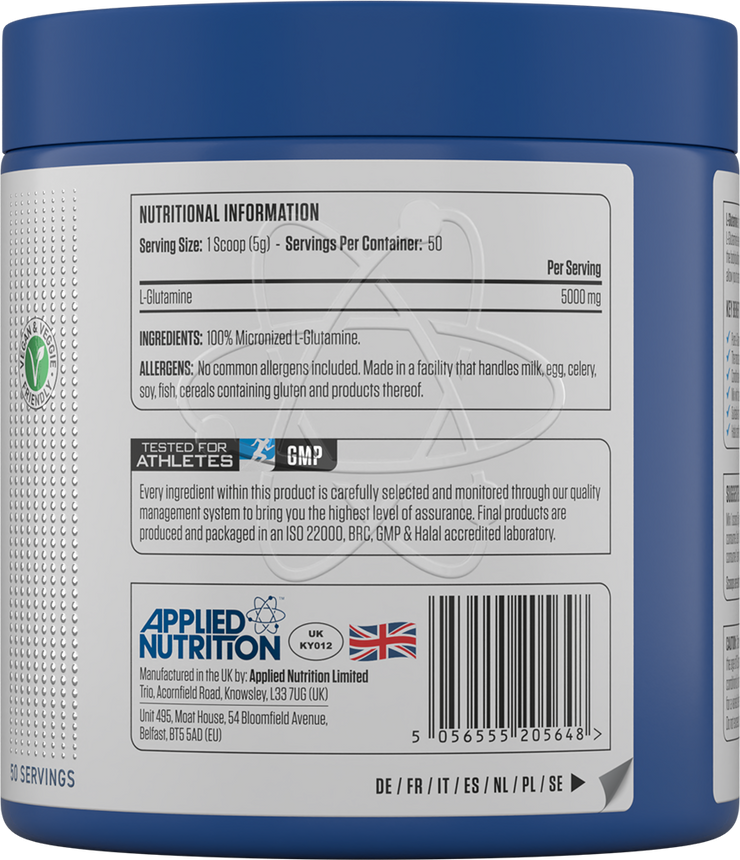 Applied Nutrition L-Glutamine Powder - 250 g