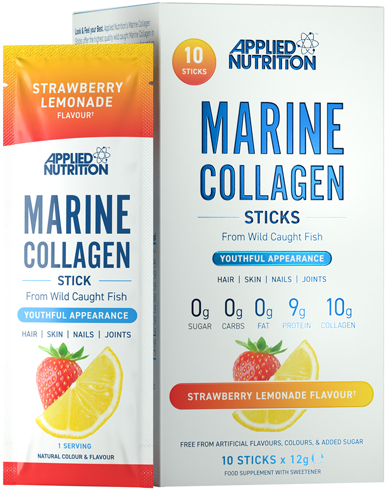 Applied Nutrition Marine Collagen Sticks - 10 x 12 g