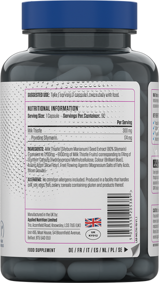 Applied Nutrition Milk Thistle - 90 caps
