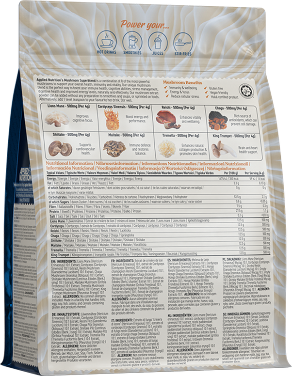 Applied Nutrition Mushroom Superblend - 160 g