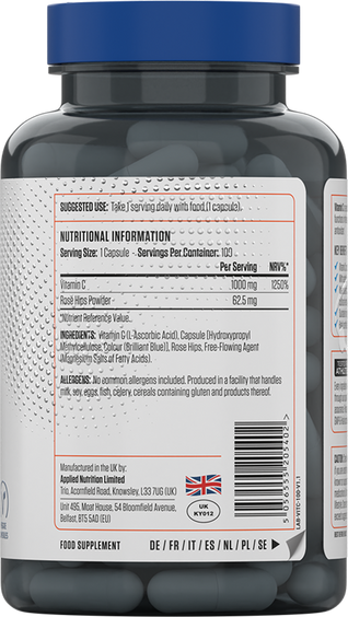 Applied Nutrition Vitamin C 1000 - 100 tabs