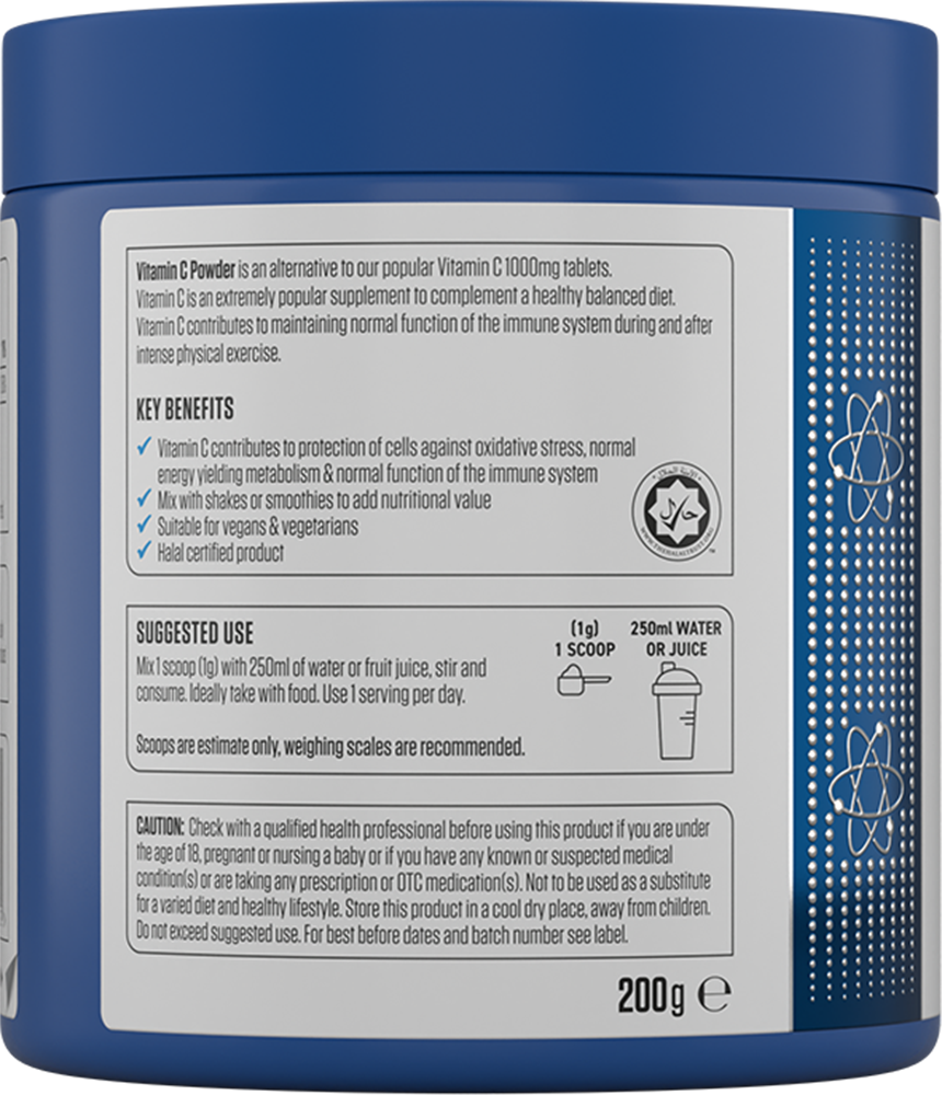 Applied Nutrition Vitamin C Powder - 200 g