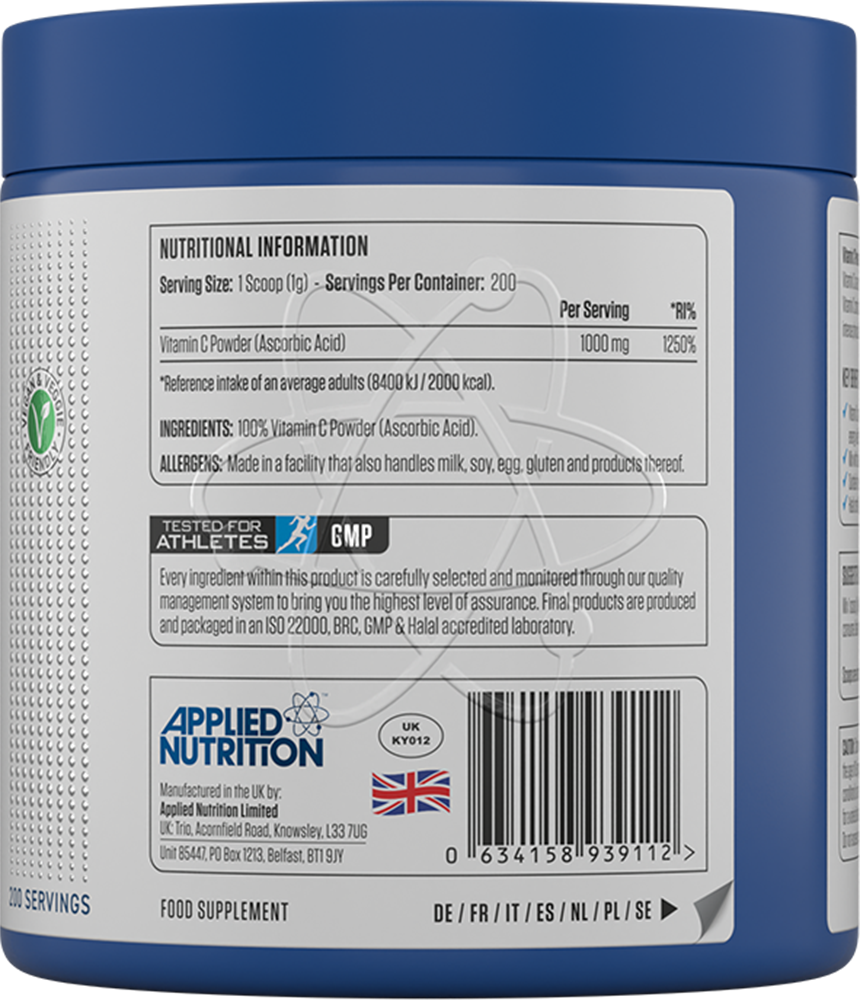 Applied Nutrition Vitamin C Powder - 200 g