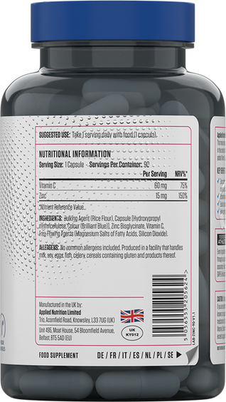 Applied Nutrition Zinc - 90 caps