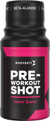 Body & Fit Pre-workout Shot - 12 x 60 ml