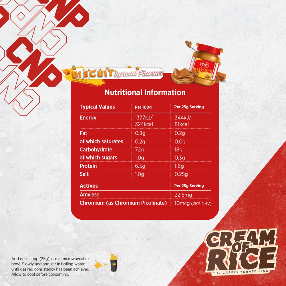 CNP Cream Of Rice - 2000 g