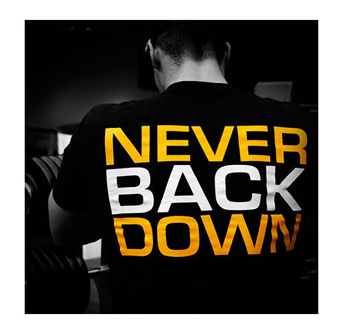 Dedicated T-Shirt - Never Back Down - XXL