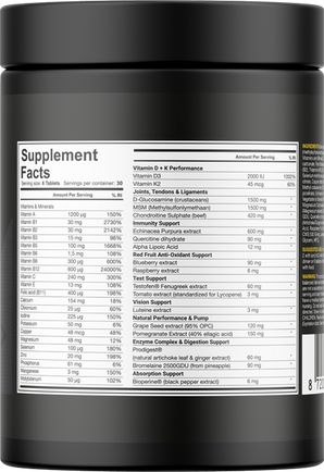 Dedicated Nutrition Alpha Triad - 180 tabs