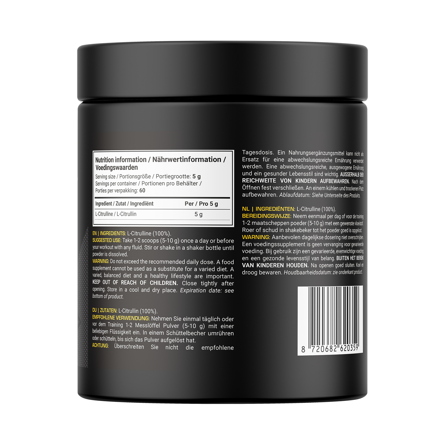 Dedicated Nutrition L-Citrulline - 300 g