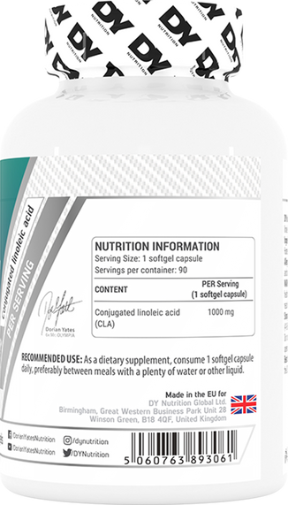 DY Nutrition CLA 1000mg - 90 softgels