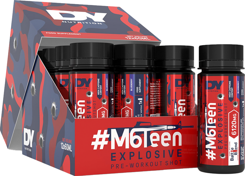 DY Nutrition M6Teen Pre-workout Shots - 12 x 60 ml