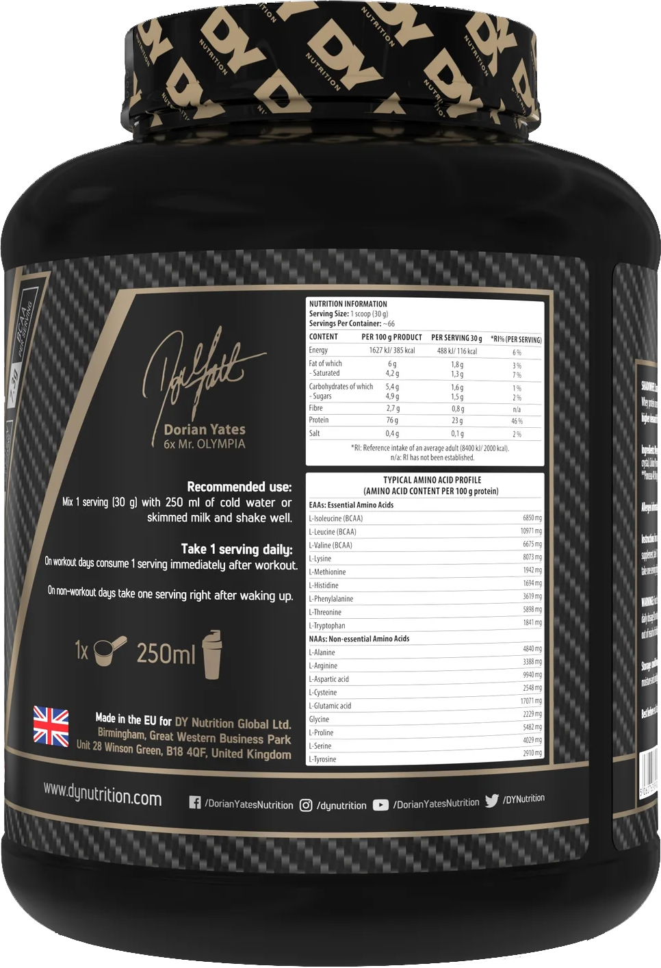 DY Nutrition Shadowhey - 2000 g