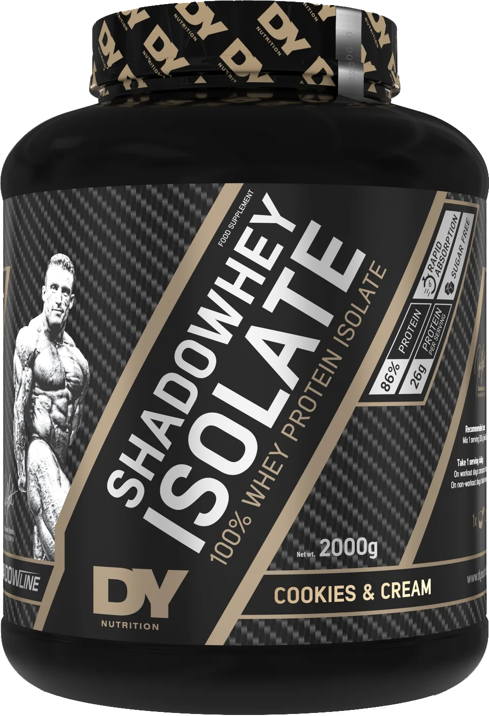DY Nutrition Shadowhey Isolate Protein - 2000 g