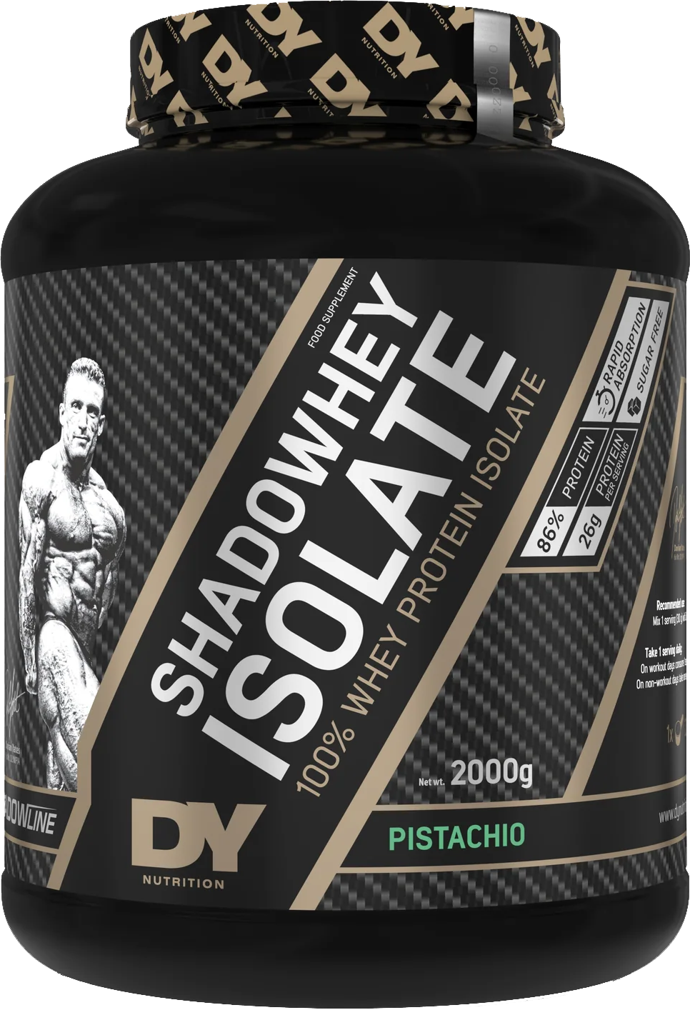 DY Nutrition Shadowhey Isolate Protein - 2000 g