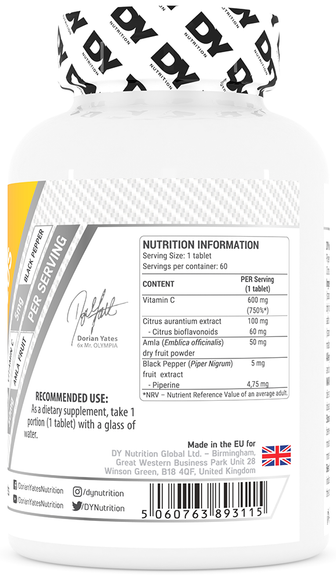 DY Nutrition Vitamin C Plus - 60 tabs